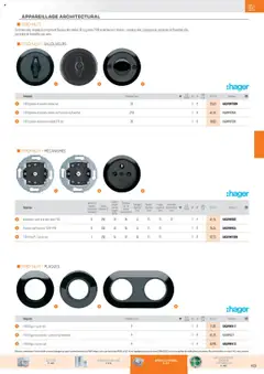 Rexel - Prévisualisation de Rexel Appareillage et Contrôle du Bâtiment valide à partir de 01.12.2024 | Page: 53 | Produits: Enjoliveurs, Interrupteur, Porcelaine, Prise