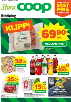 Stora Coop - Enköping - Förhandsvisning av reklamblad från butik Stora Coop aktuell från 22.09.2025