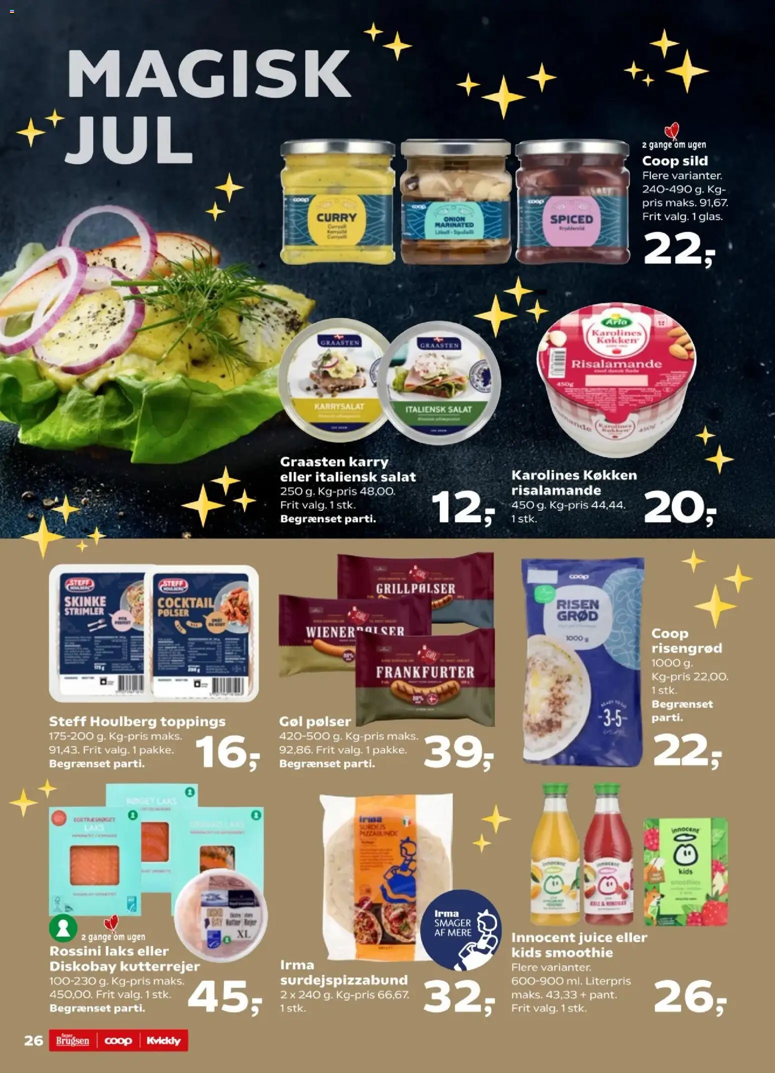 Super Brugsen tilbudsavis – gyldig fra 07.11.2025 | Side: 30 | Produkter: Karry, Aparelho de barbear, Smoothie, Rejer