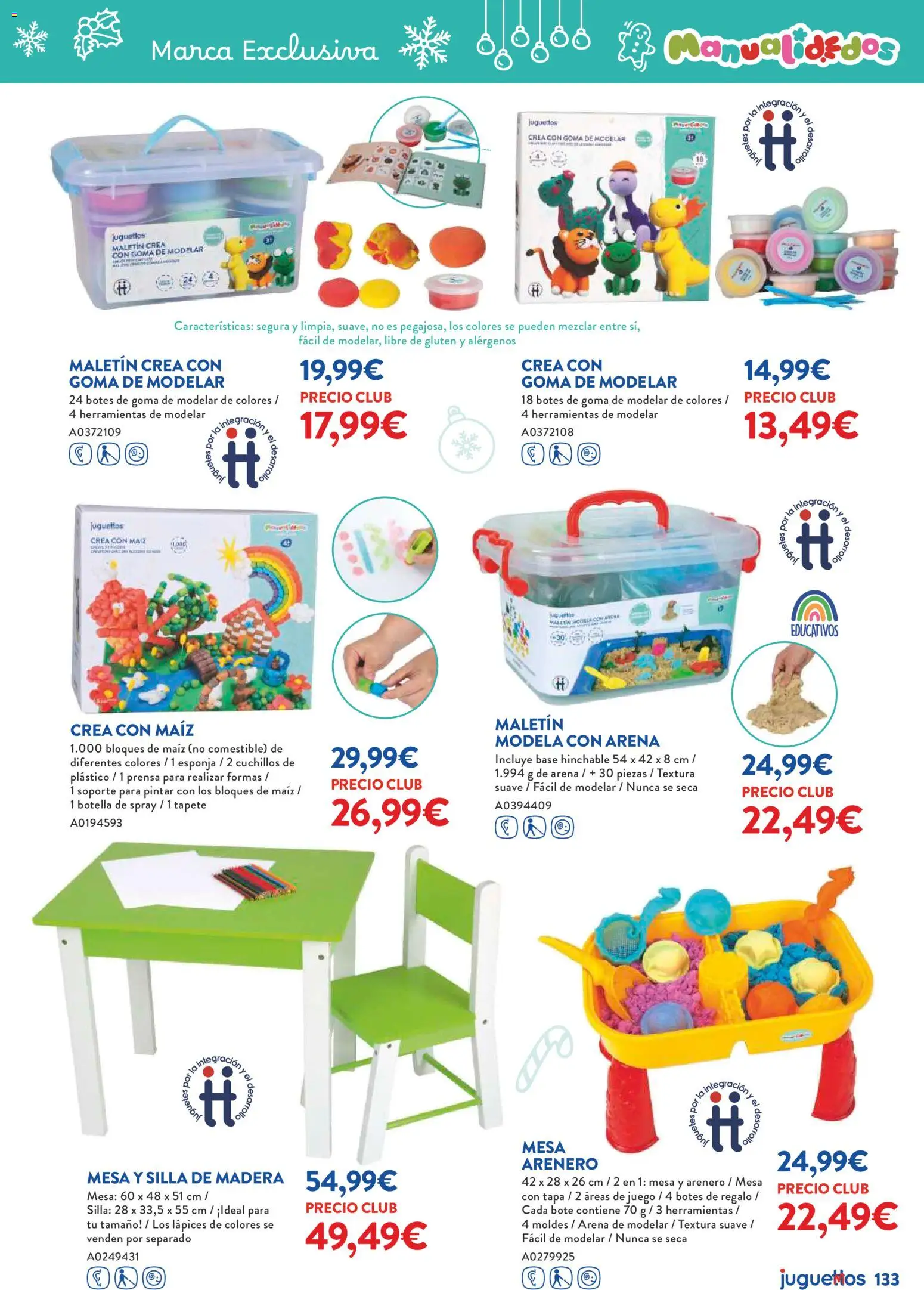 Juguettos catálogo Navidad │ válido desde el 27.10.2025 | Página: 133 | Productos: Esponja, Prensa, Mesa, Silla