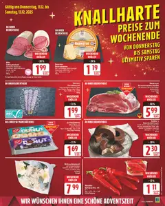 Bauerngut Schweinenacken/-kamm, mit Knochen, zarte und saftige Bratenstücke ab 08.12.2025 gültig | Seite: 15 | Produkte: Hahnchen, Milch, Donuts, Bauerngut