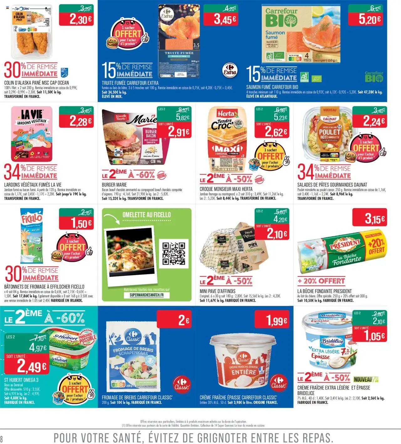 | Page: 8 | Produits: Emmental, Sel, Fromage, Jambon