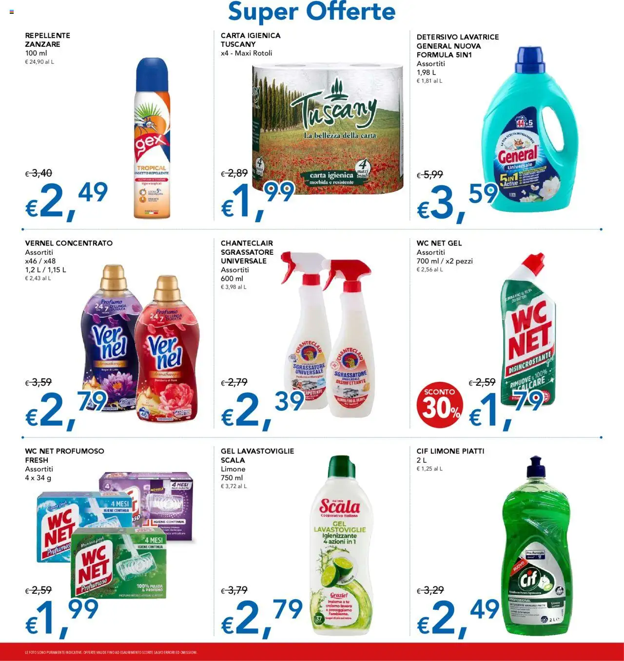 Volantino Migross del 13.08.2025 | Pagina: 15 | Prodotti: Carta igienica, Limone, Lavatrice, WC