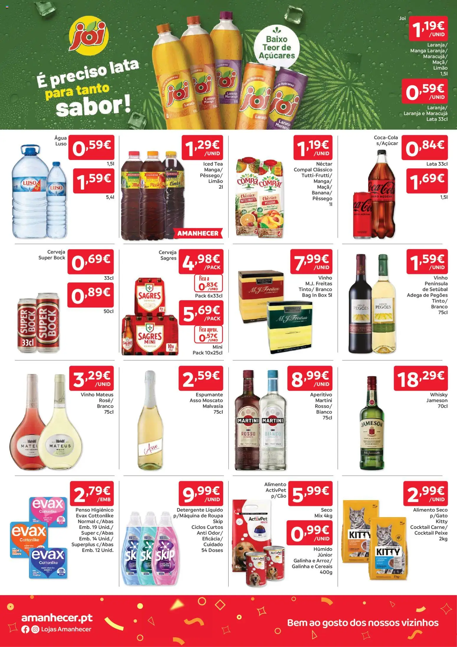 Amanhecer folheto │ válido de 05.03.2026 | Página: 4 | Produtos: Agua, Peixe, Açúcar, Cereais