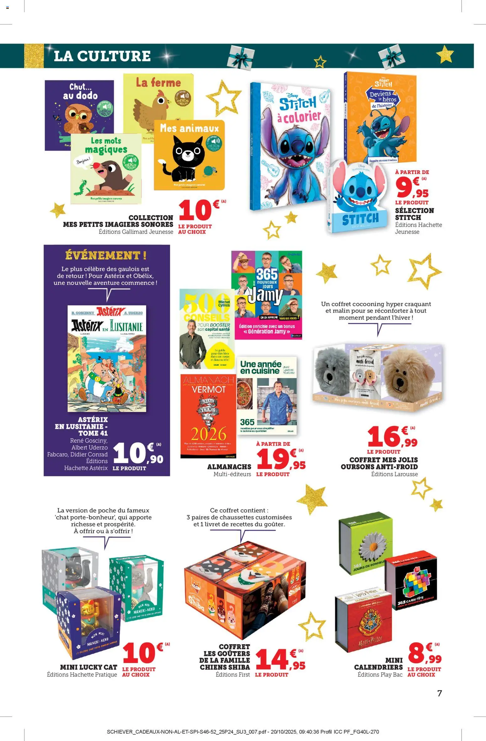 {H1} | Page: 7 | Produits: Calendrier