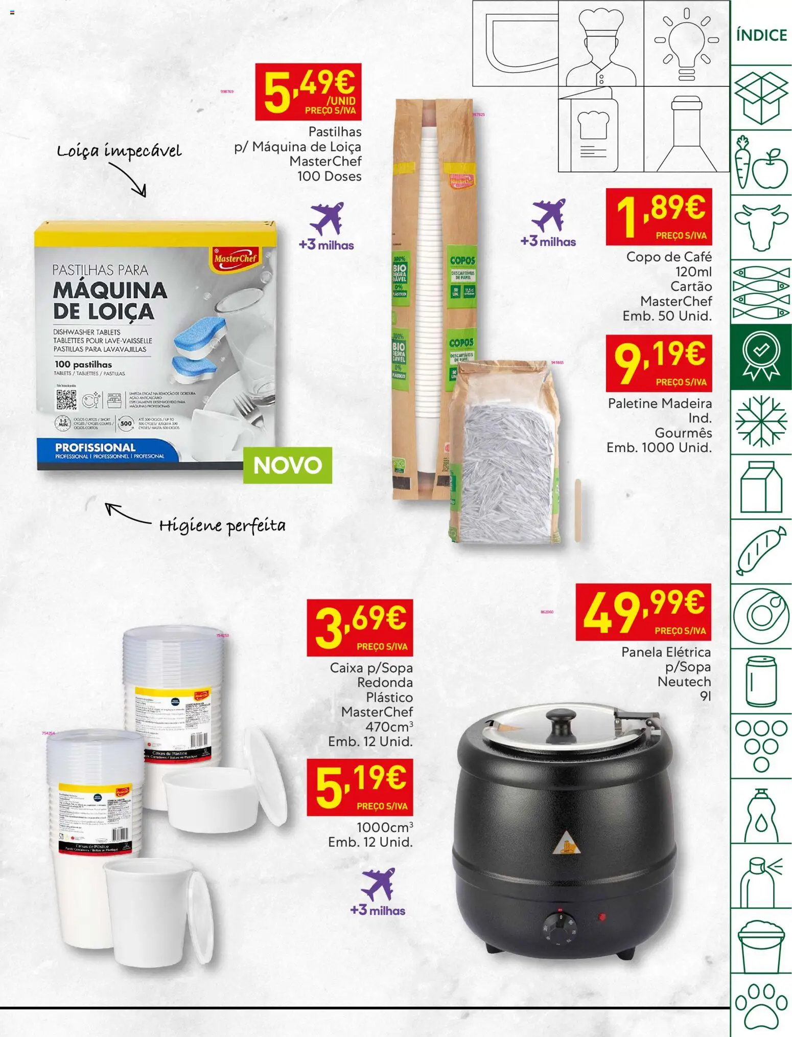 Recheio folheto │ válido de 04.11.2025 | Página: 17 | Produtos: Copos, Caixa, Café, Panela