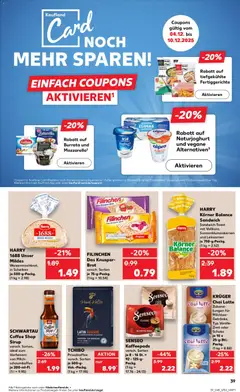 Rabatt auf Burrata und Mozzarella², Burrata und Mozzarella ab 04.12.2025 gültig | Seite: 39