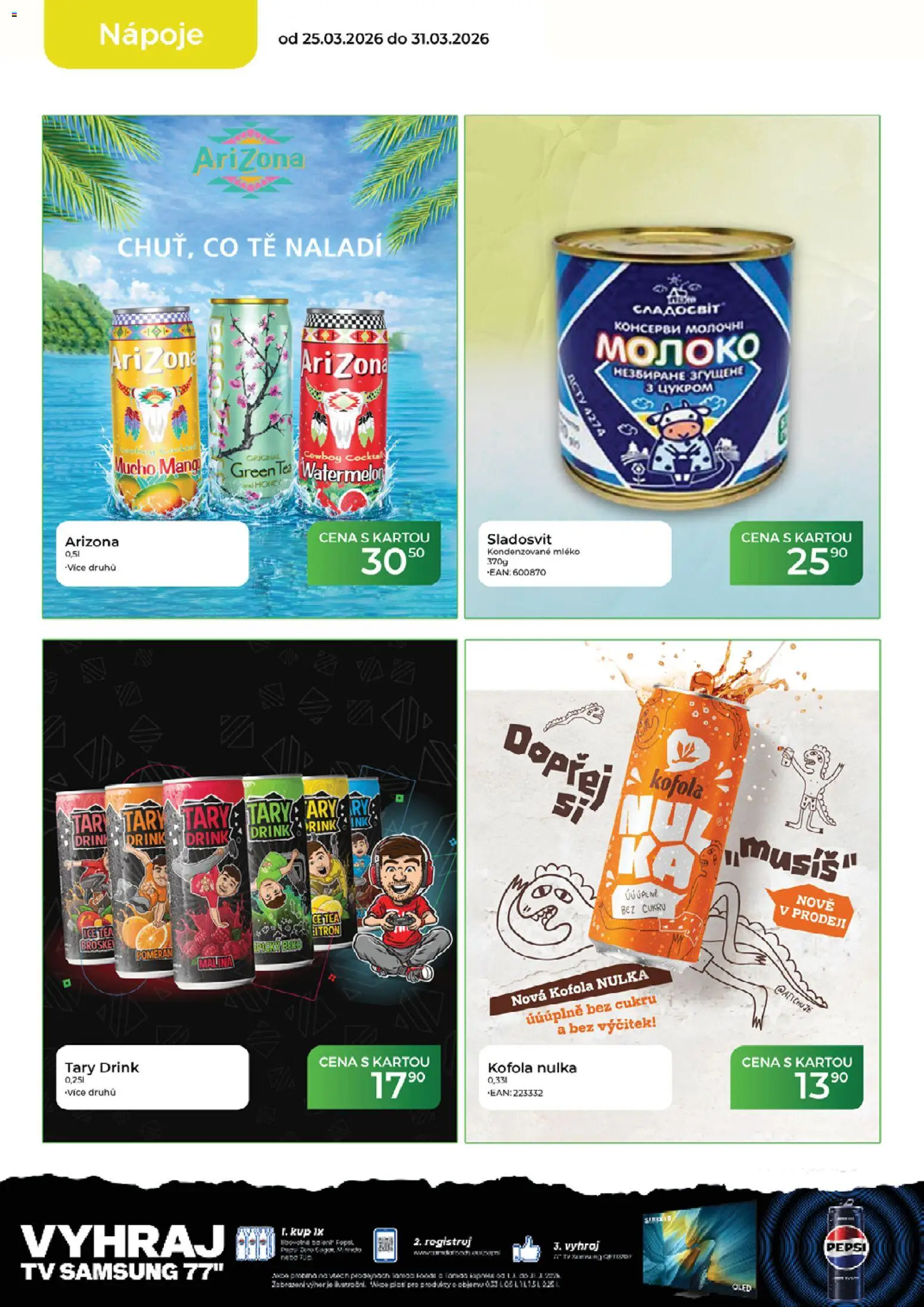 Tamda Foods leták od 25.03.2026 | Strana: 14 | Produkty: Mléko, Pepsi, Kofola, Ice tea
