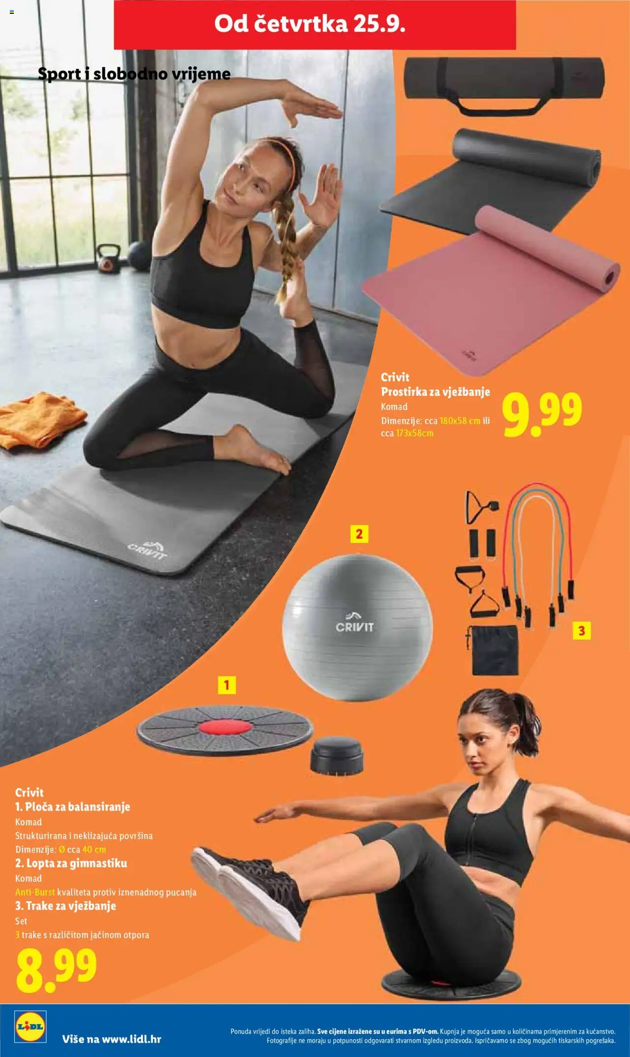 Lidl katalog | vrijedi od 22.09.2025 | Stranica: 58 | Proizvodi: Lopta
