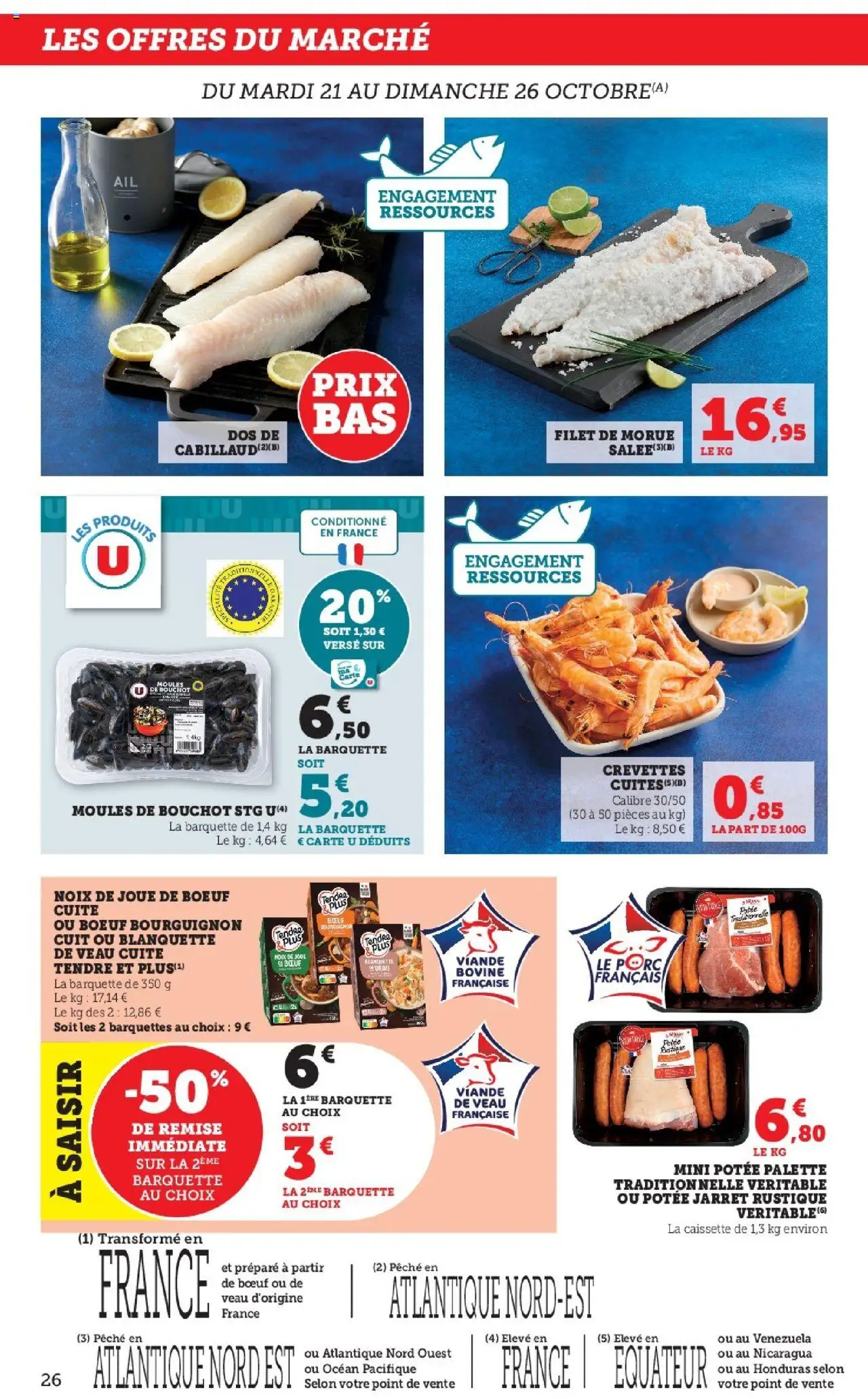 {H1} | Page: 26 | Produits: Pêche, Viande, Porc, Noix