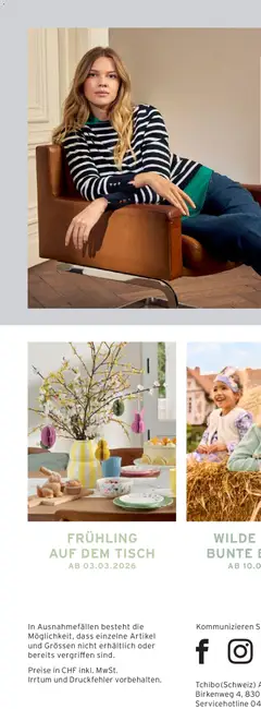 Tchibo Aktionen Feel the flow ab 17.02.2026 gültig | Seite: 31 | Produkte: Tisch