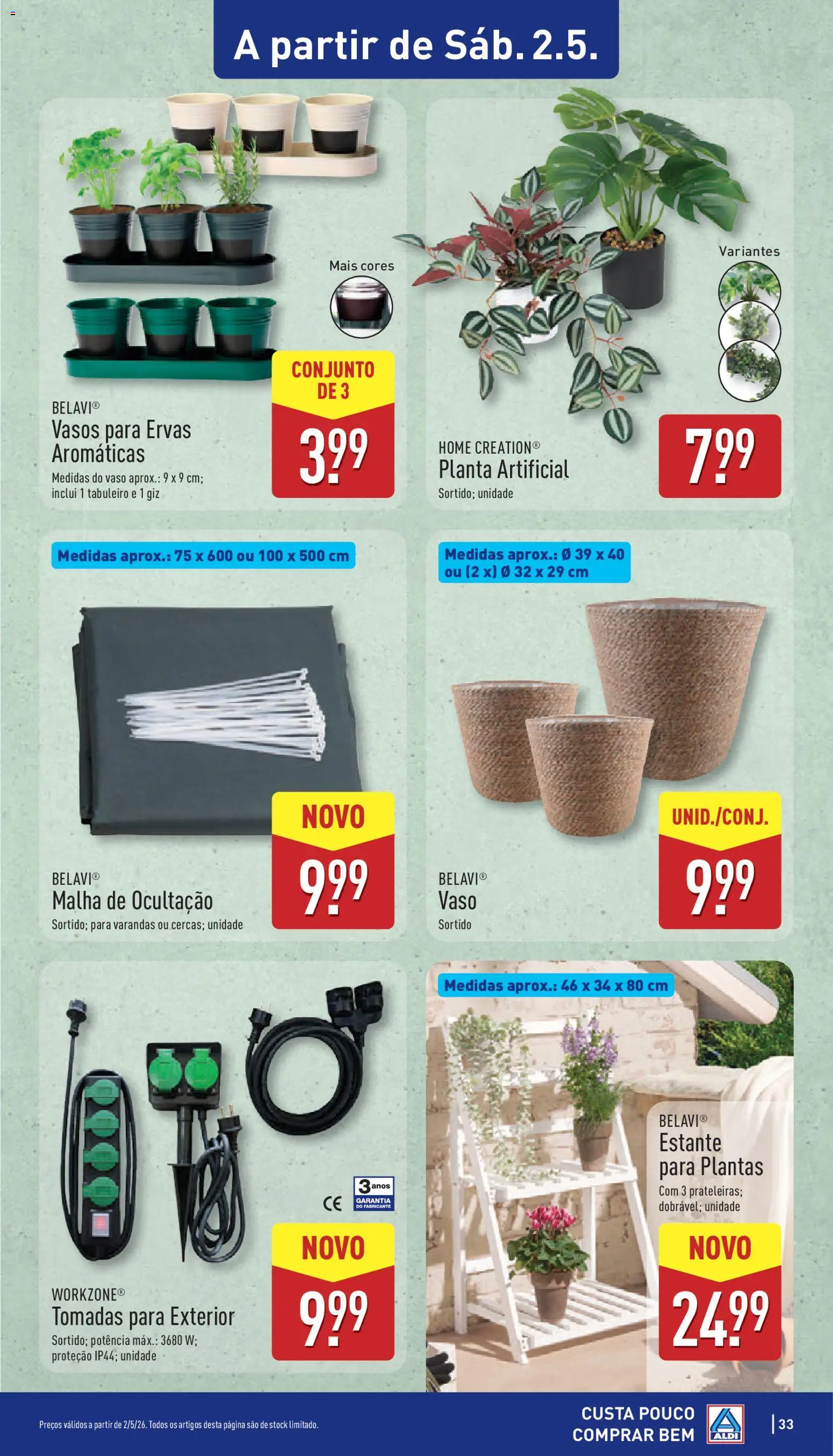 Aldi folheto │ válido de 27.04.2026 | Página: 33 | Produtos: Vaso