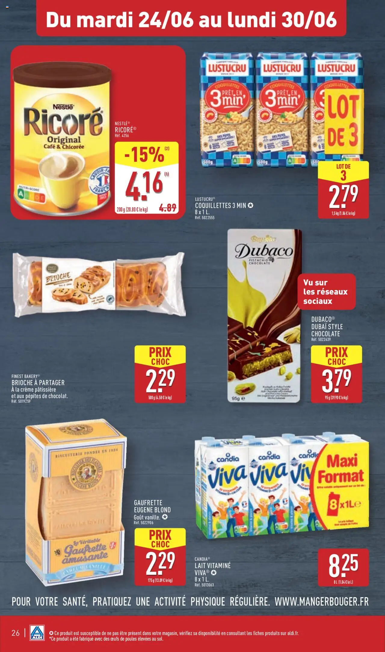  | Page: 29 | Produits: Ricoré, Lait, Café, Crème