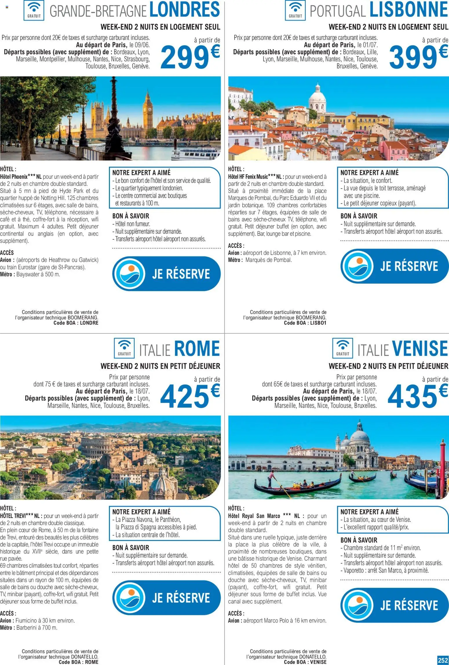 {H1} | Page: 252 | Produits: Polo, Buffet, Douche, Café