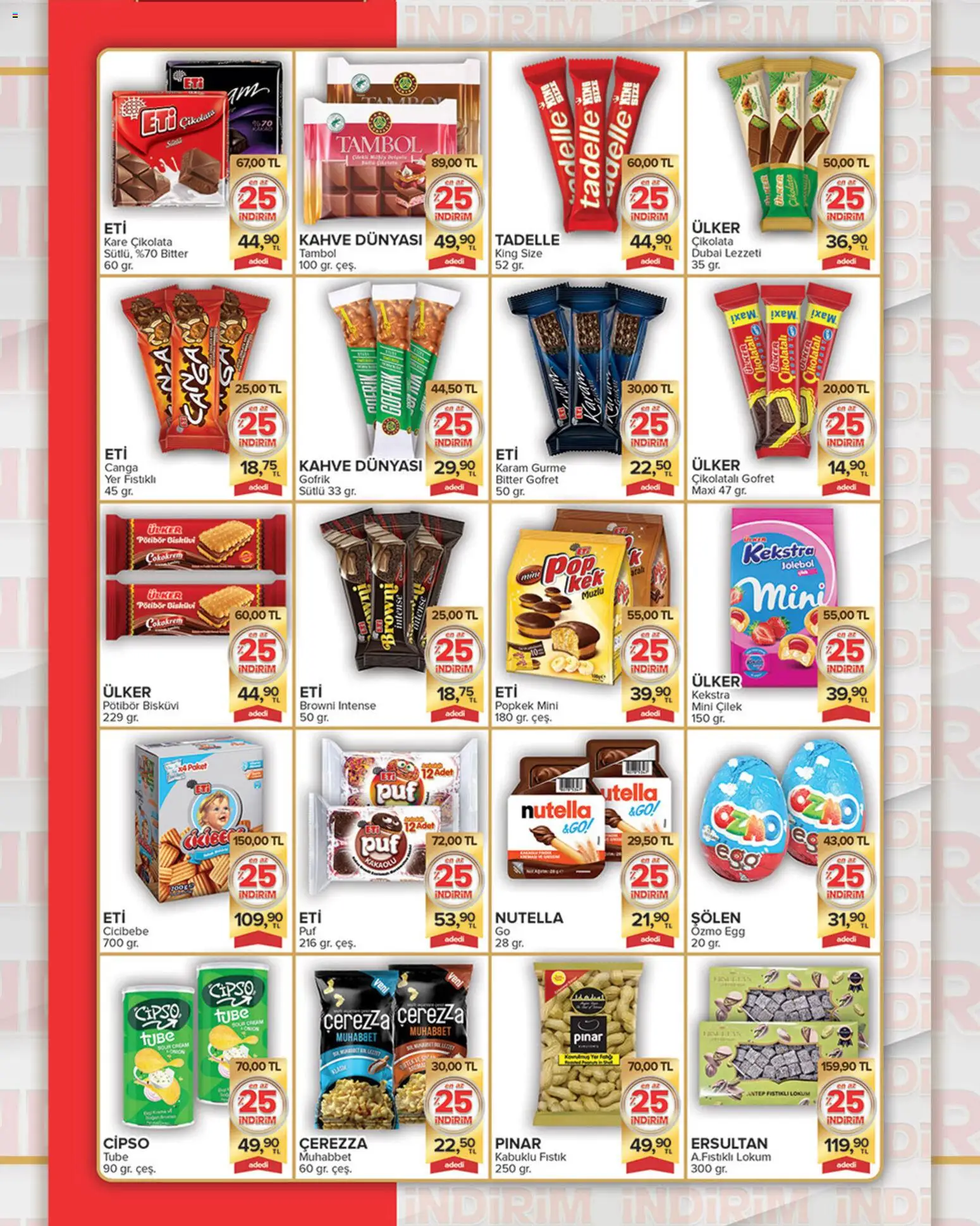 Seyhanlar Market Katalog %25 İndirim - 25.02.2026 tarihinden itibaren geçerlidir | Sayfa: 4 | Ürünler: Gofret, Kahve, Çilek, Bisküvi