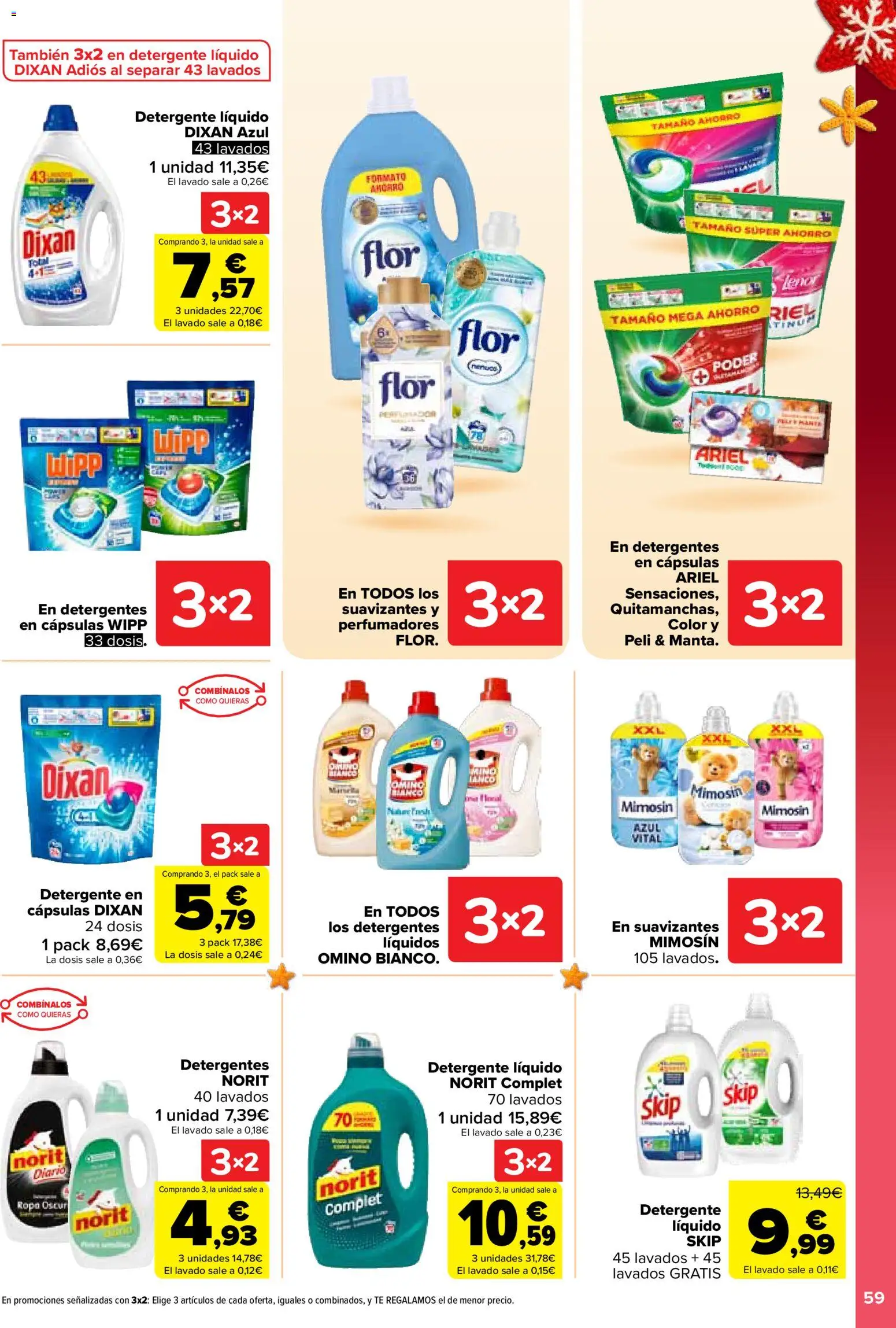 Carrefour folleto │ válido desde el 29.12.2025 | Página: 59 | Productos: Detergente, Té, Ropa, Detergente líquido