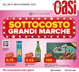 Anteprima del volantino Oasi Ascoli Piceno catalogo valido a partire dal 21.11.2025