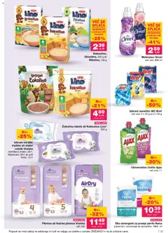 Izbrani otroški vlažilni ali vlažni robčki Violeta, Izbrani otroški vlažilni ali vlažni robčki Violeta mandljevo mleko, 56/1, Watercare, 56/1 ali soft lotion, 72/1 │ velja od 21.08.2025 | Stran: 35