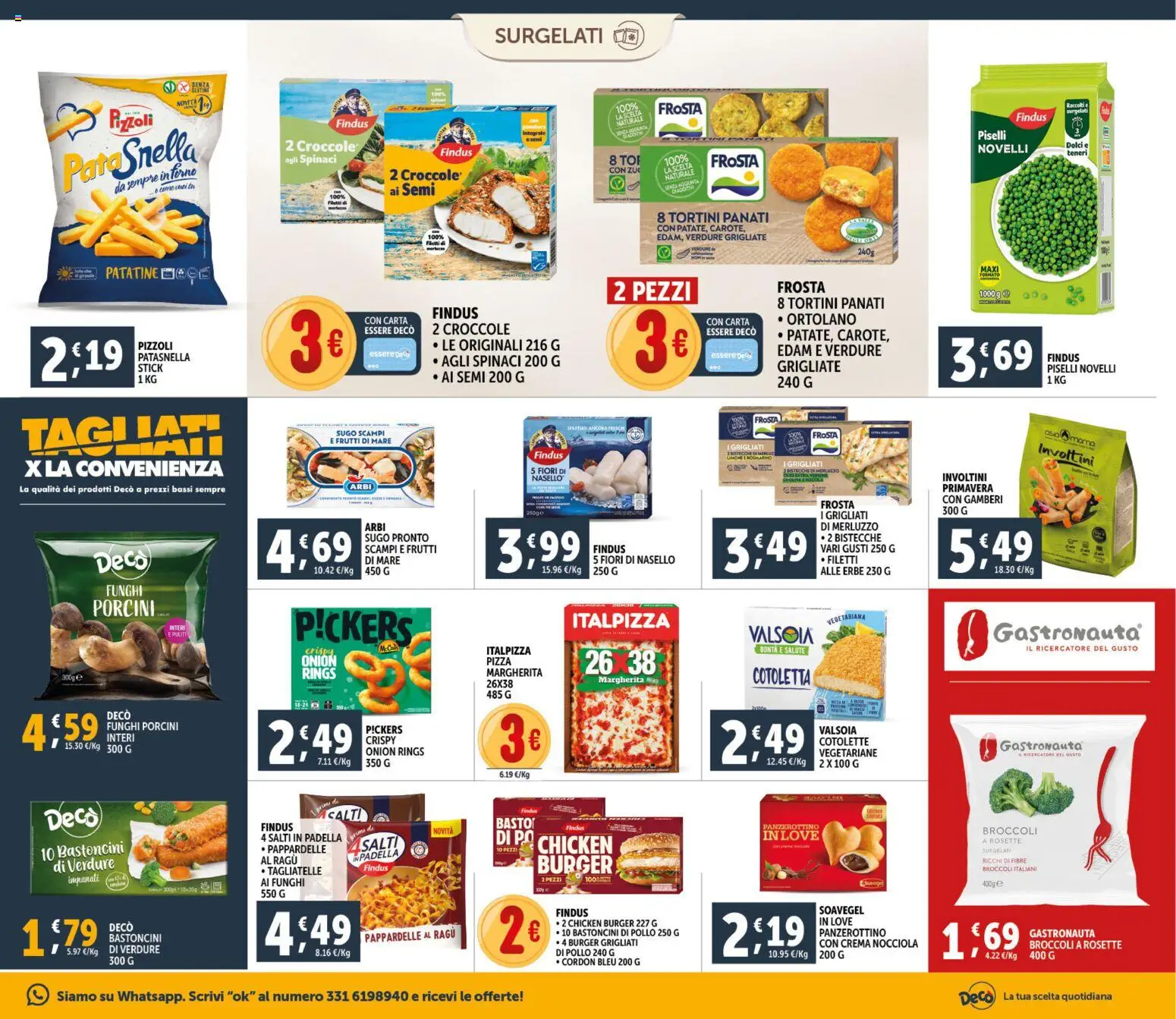 Volantino Decò del 11.02.2026 | Pagina: 13 | Prodotti: Pollo, Tagliatelle, Verdure, Broccoli