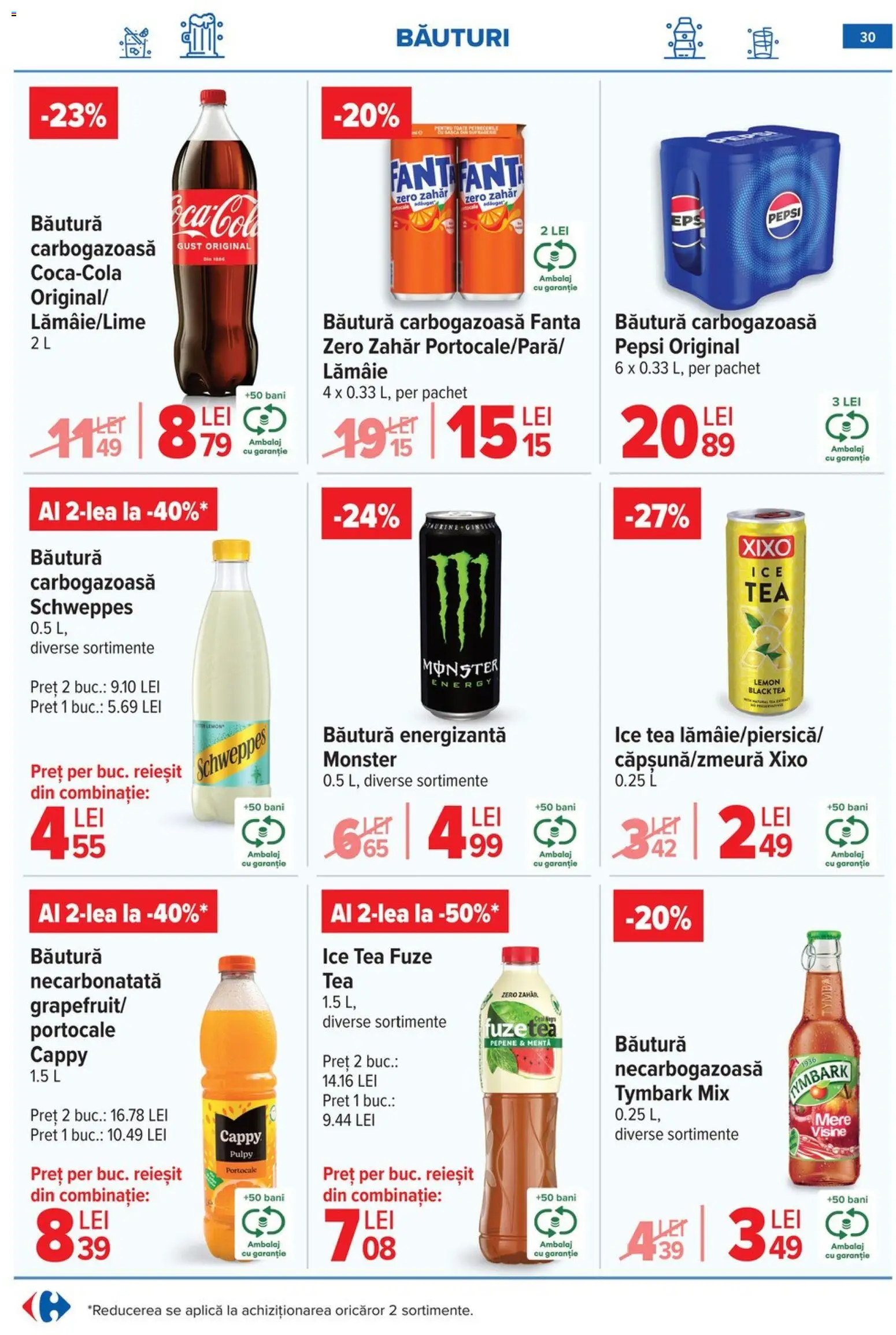 Noul catalog Carrefour – valabil de la 18.03.2026 | Pagină: 37 | Produse: Portocale, Ice tea, Zahăr, Lămâie