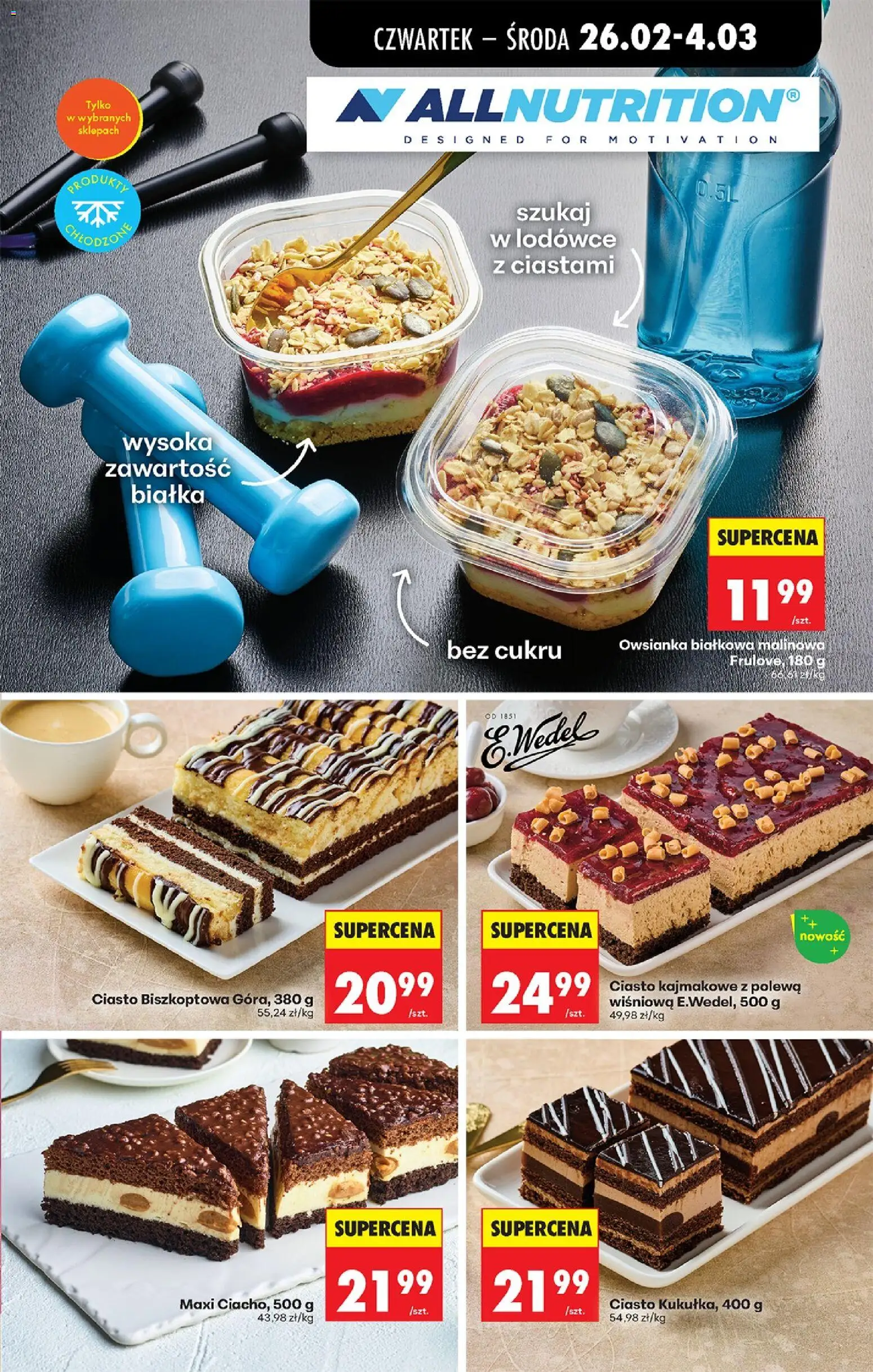 Biedronka gazetka - Oferta w tym tygodniu od 26.02.2026 | Strona: 37 | Produkty: Owsianka, Ciasto