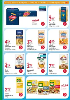 Pogląd oferty "Eurocash Gazetka - Katalog Artykułów Spożywczych" - ważna od 19.10.2025 | Strona: 22 | Produkty: Penne, Mąka basia, Makaron, Jaja
