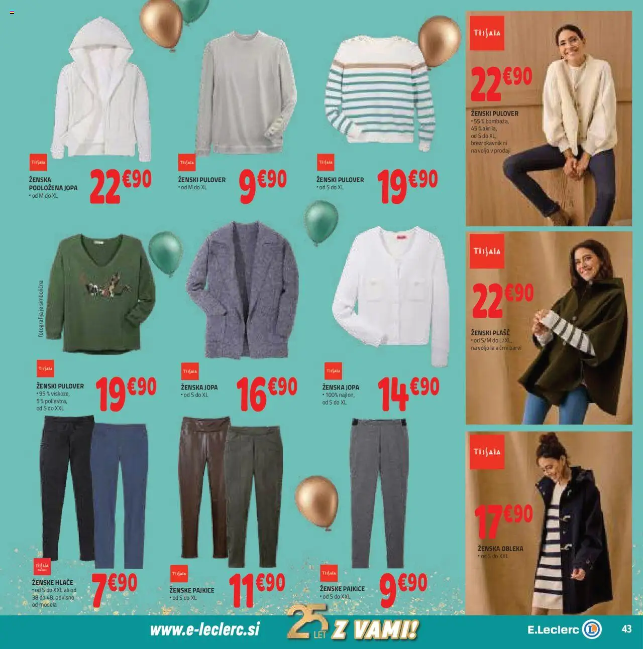 Novi E.leclerc katalog ponudbe – veljaven od 15.10.2025 | Stran: 3 | Izdelki: Pajkice, Plasc, Hlace, Obleka