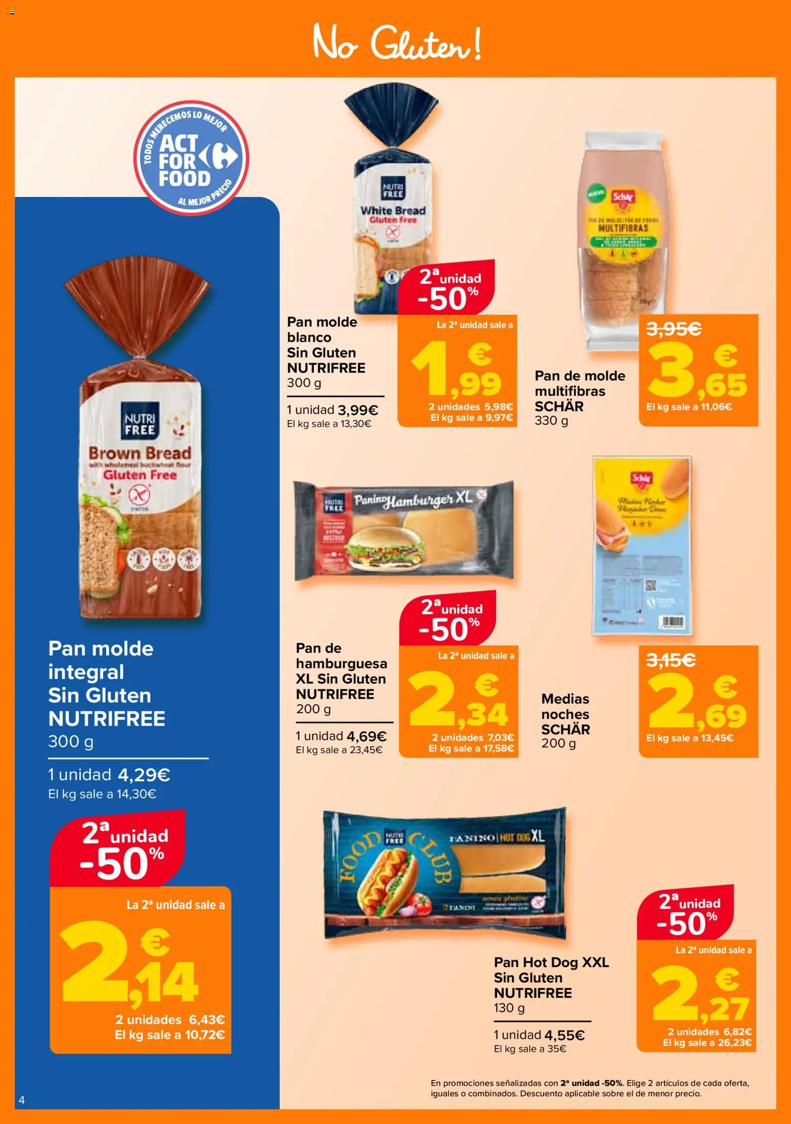 Carrefour folleto │ válido desde el 12.11.2025 | Página: 4 | Productos: Medias, Pan, Pan de molde, Σοκολατούχο γάλα
