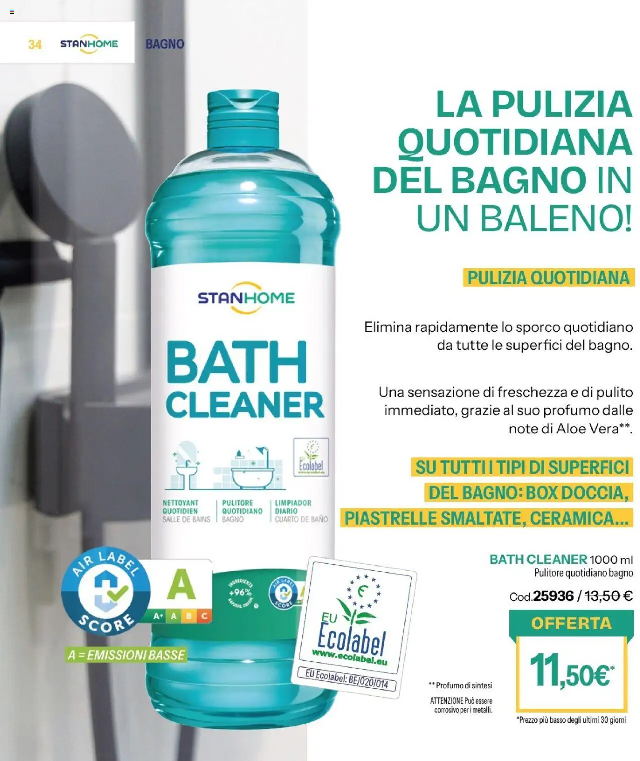 Volantino Stanhome del 30.09.2025 | Pagina: 36 | Prodotti: Piastrelle, Aloe vera, Bagno, Profumo