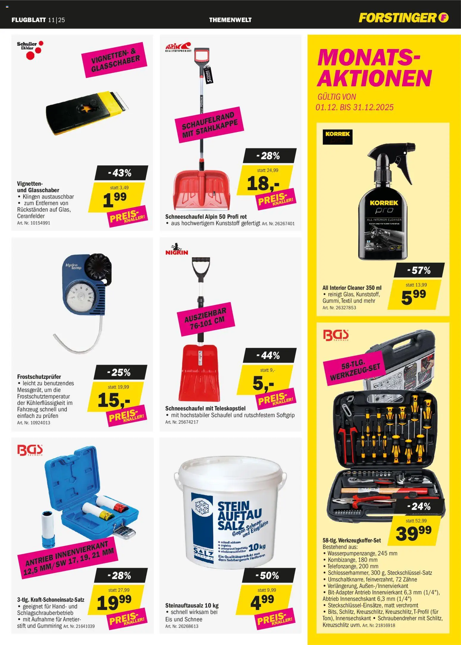 Forstinger - Black Friday gültig ab 19.11.2025 | Seite: 3 | Produkte: Eis, Salz