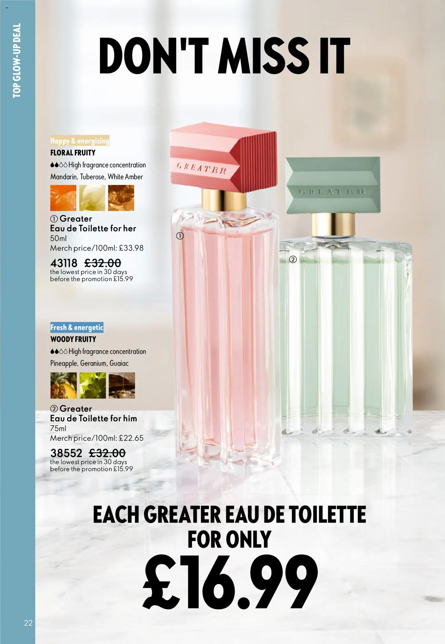 {H1} | Page: 22 | Products: Fragrance, Eau de toilette