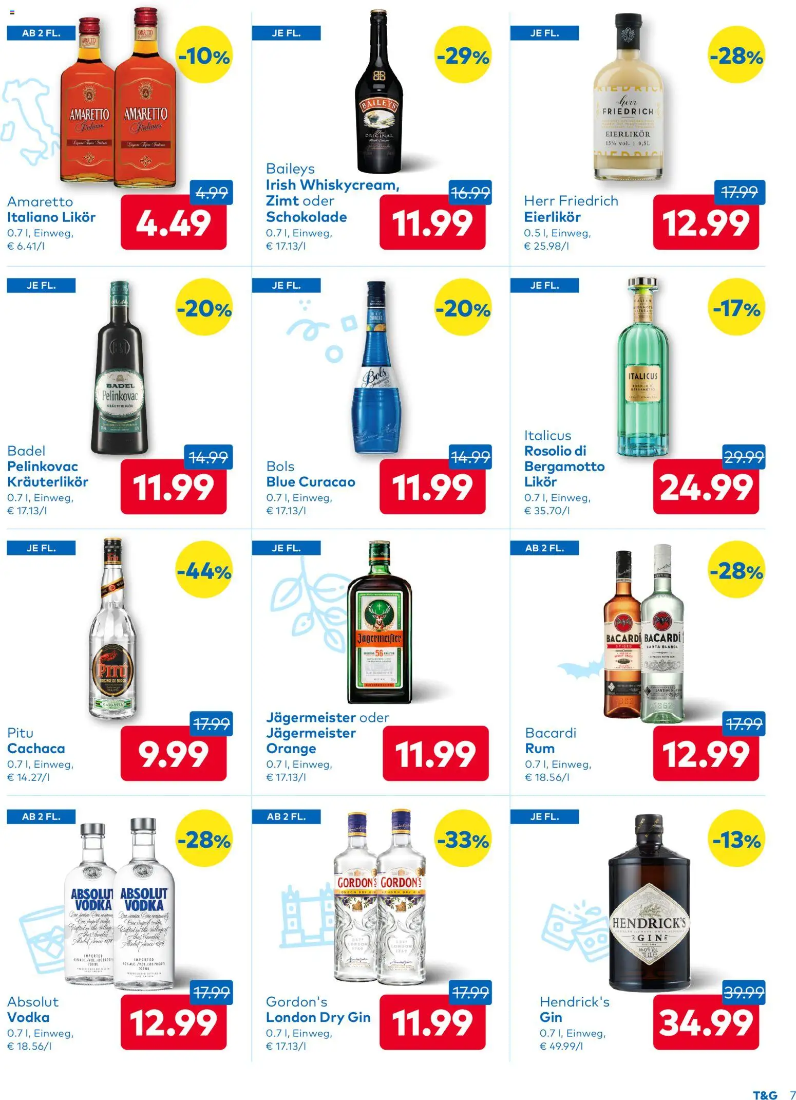 T&G - Tirol gültig ab 20.11.2025 | Seite: 7 | Produkte: Gin, Schokolade