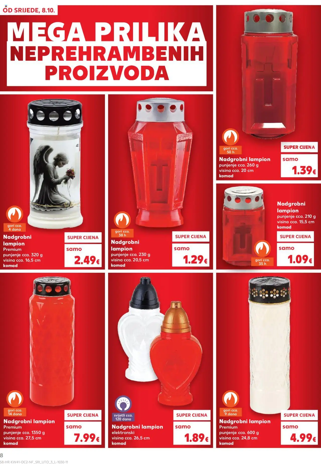 Kaufland katalog | vrijedi od 08.10.2025 | Stranica: 8 | Proizvodi: Lampion