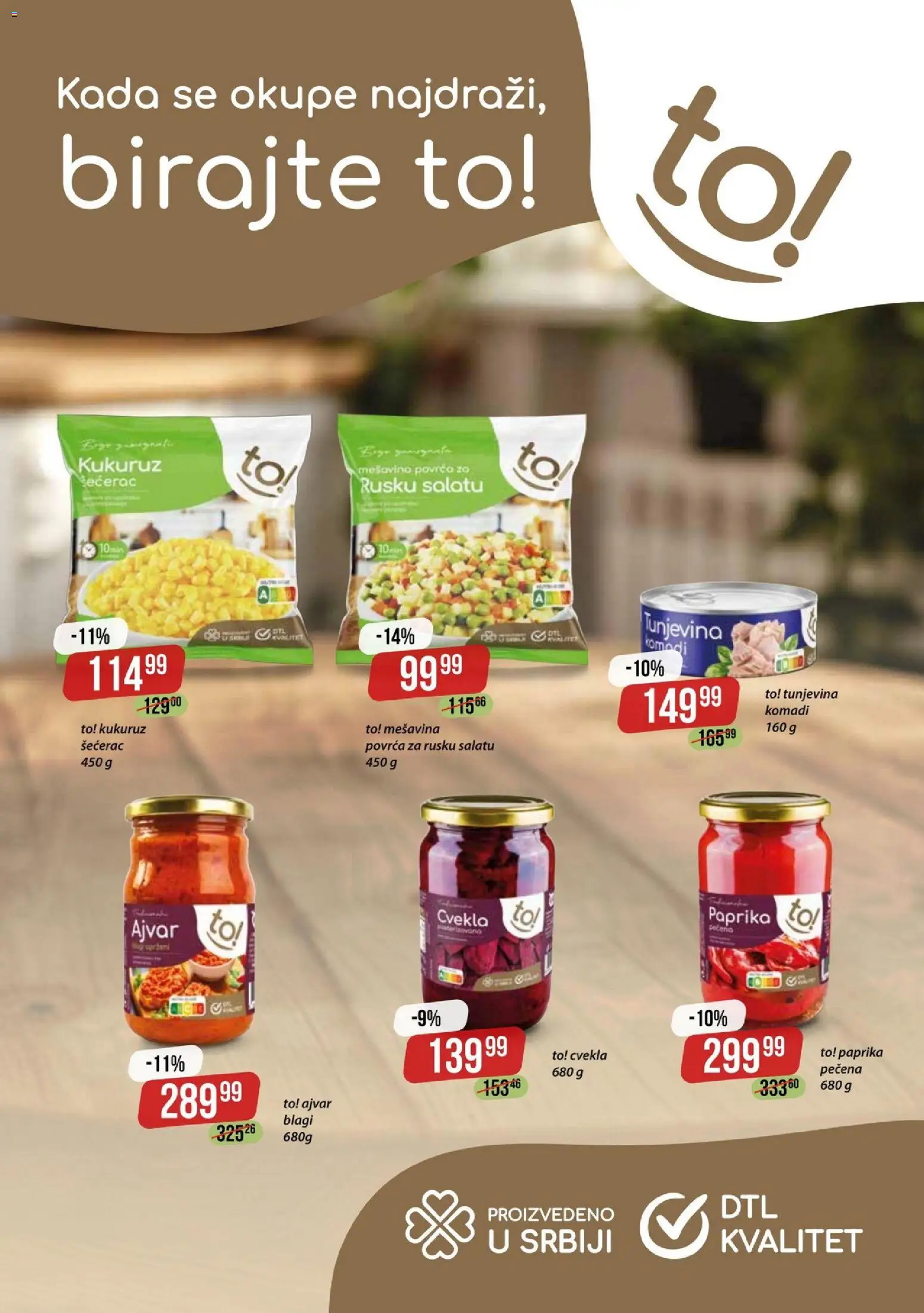 Metalac Proleter katalog - važi od 19.11.2025 | Strana: 2 | Proizvode: Ajvar, Cvekla, Paprika, Kukuruz