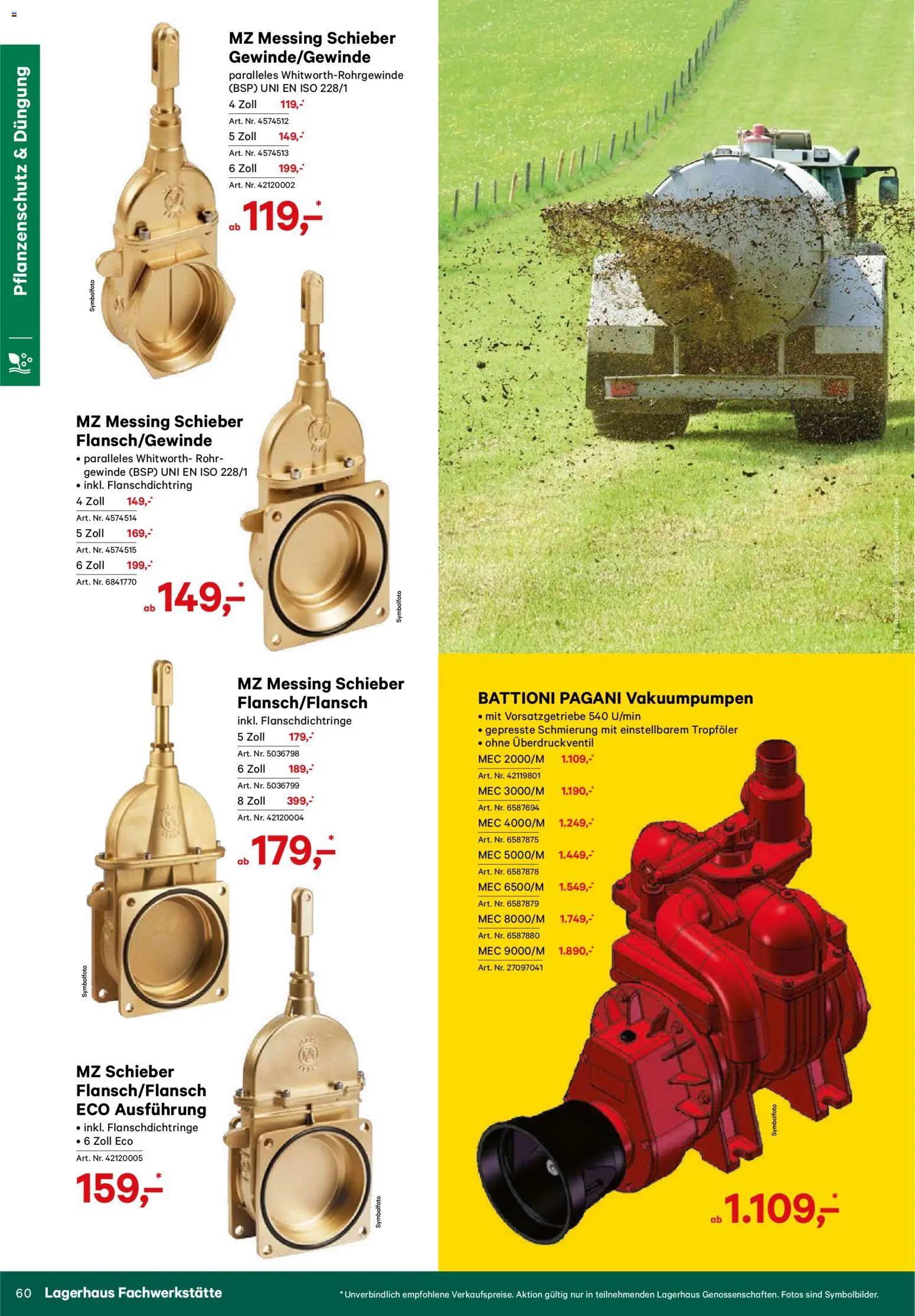 Lagerhaus Verschleißteile & Zubehör gültig ab 01.01.2026 | Seite: 60