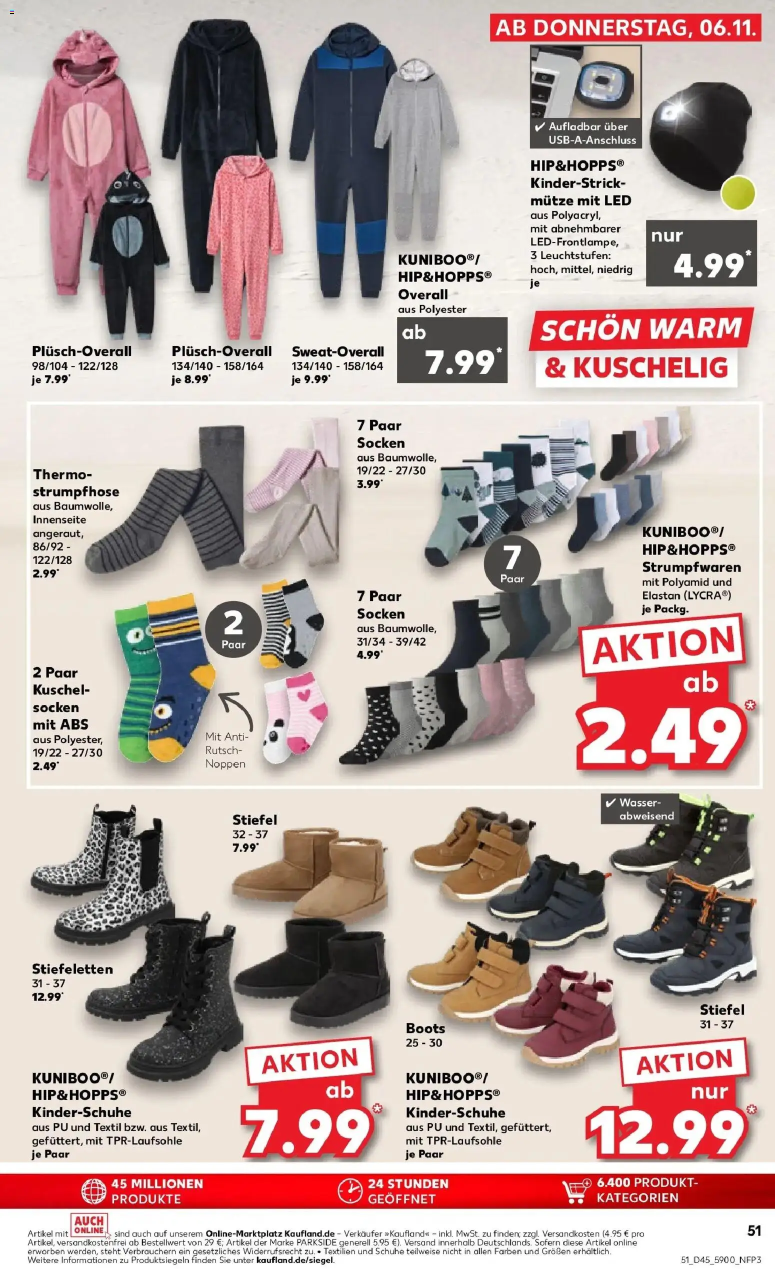 Kaufland prospekt Sonneberg	 – gültig ab 10.11.2025 | Seite: 51 | Produkte: Wasser, Overall, Socken, Strumpfhose