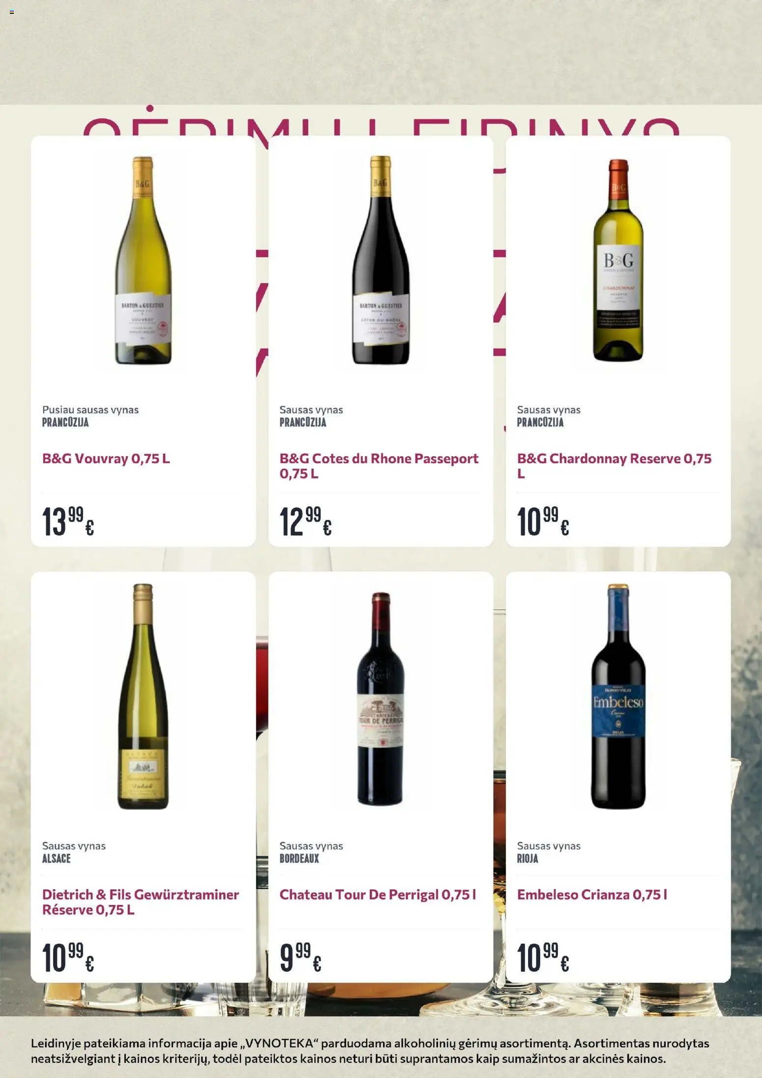 VYNOTEKA akcijos nuo 06.04.2026 | Puslapis: 16 | Prekių: Vynas
