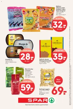 Spar Tilbudsavis gyldig fra 22.08.2025 | Side: 16 | Produkter: Nuggets, Kippers, Vingummi, Søm