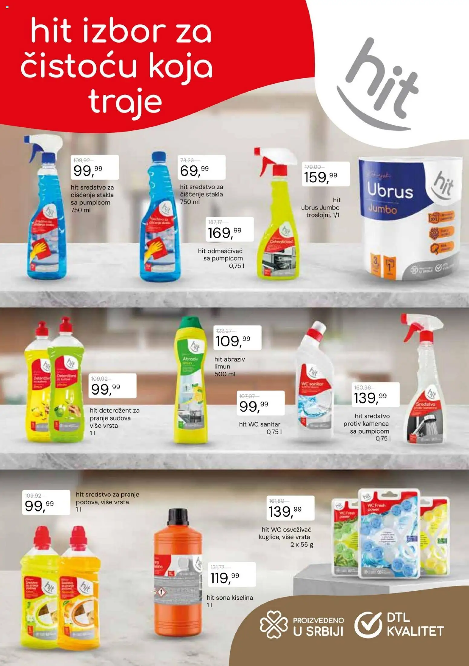 Metalac Proleter katalog - važi od 11.03.2026 | Strana: 2 | Proizvode: Deterdžent, Ubrus, Wc, Limun