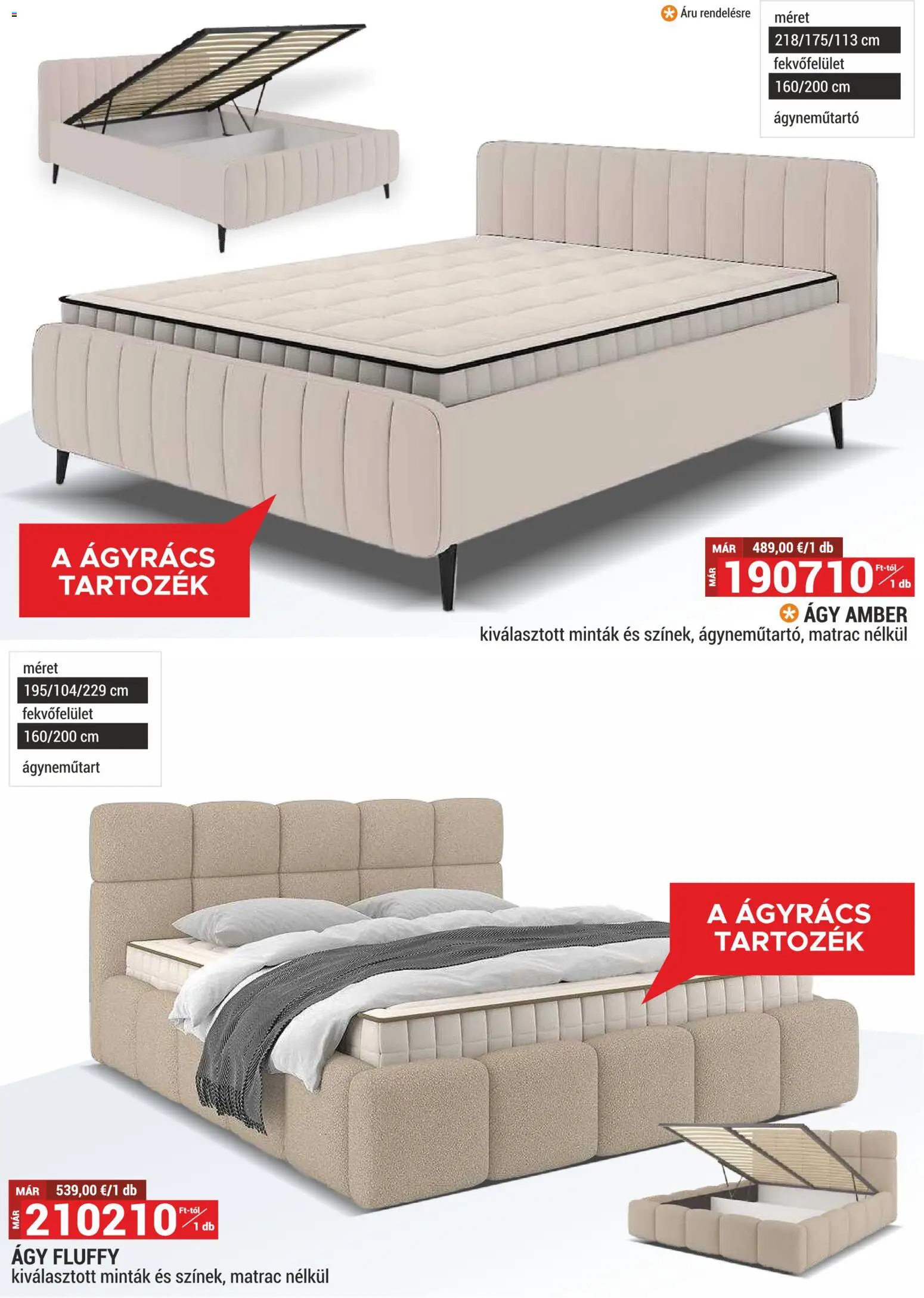 Merkury Market akciós ujság - amely érvényes a következő dátumtól: 01.03.2026 | Oldal: 20 | Termékek: Ágy, Matrac, Ágyrács