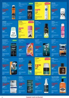 Pogląd oferty "Jawa gazetka" - ważna od 04.03.2026 | Strona: 10 | Produkty: Gillette, Maszynki do golenia, Antyperspirant, Woda