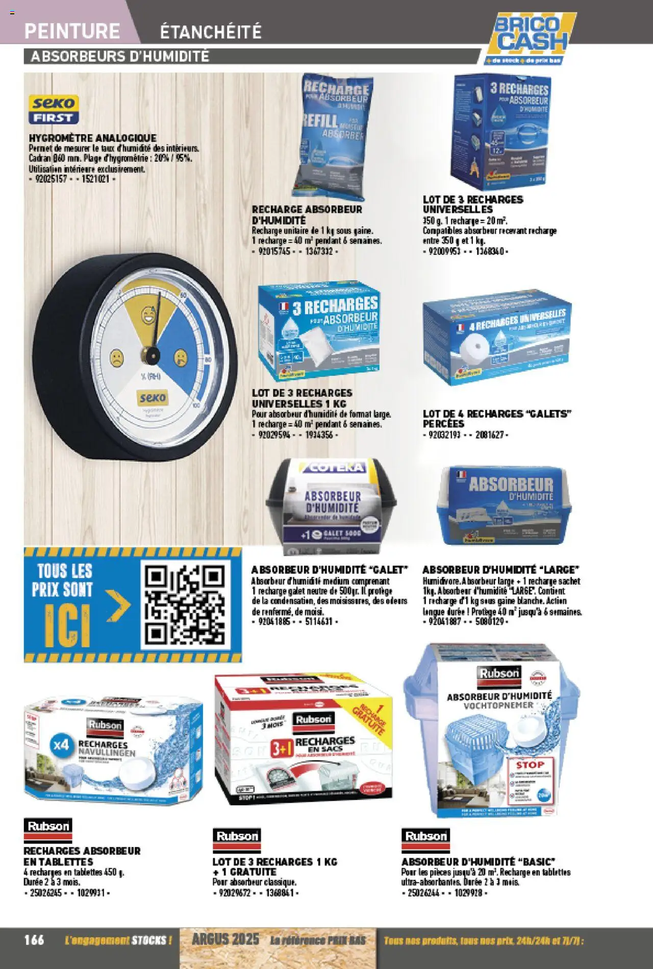 {H1} | Page: 166 | Produits: Absorbeur d'humidité