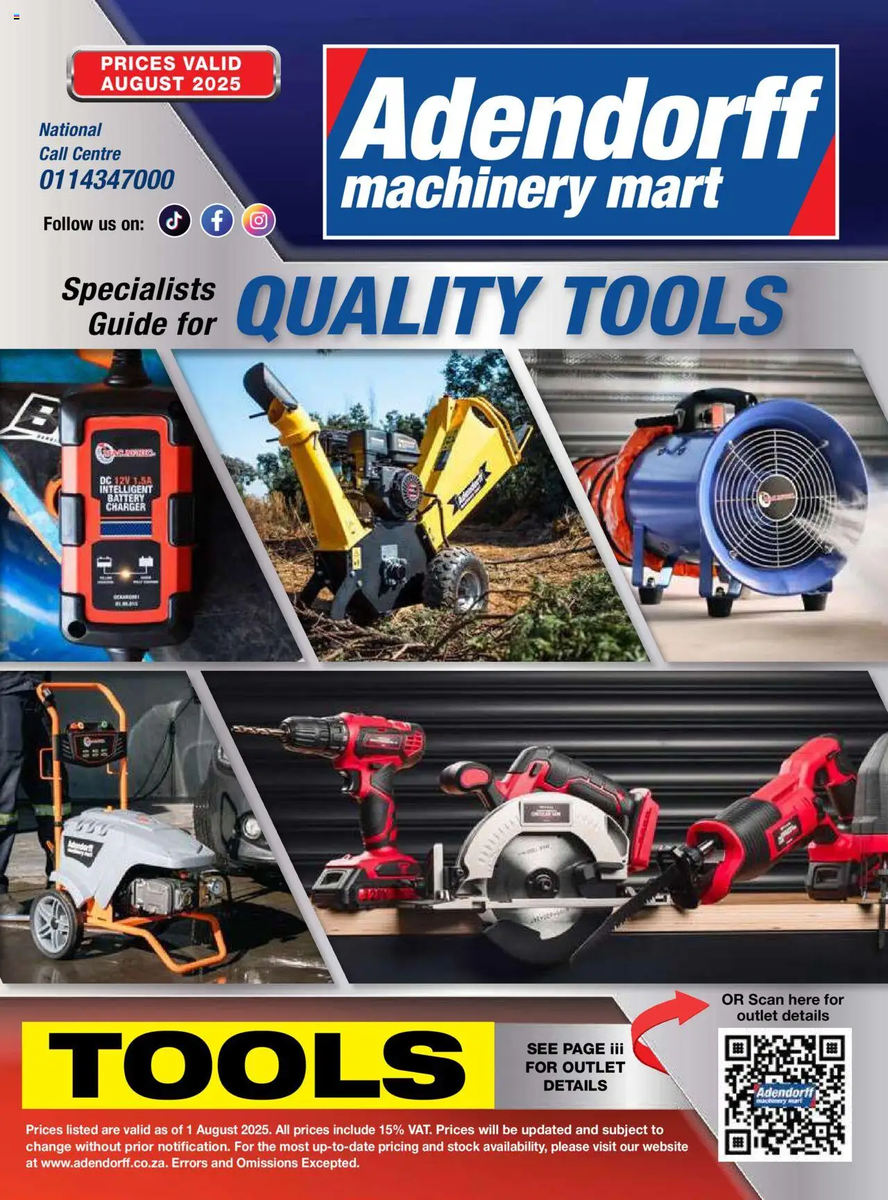 Adendorff Specials │ valid from 01.08.2025 | Page: 1 | Products: Battery, Charger, Stock