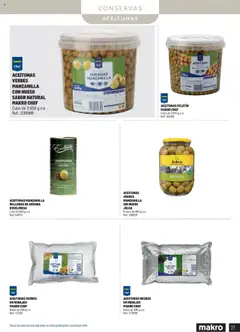 Vista previa ACEITUNAS VARIEDAD MANZANILLA, Aceitunas variedad manzanilla válido desde el 11.06.2025 | Página: 27 | Productos: Bolsa, Anchoa