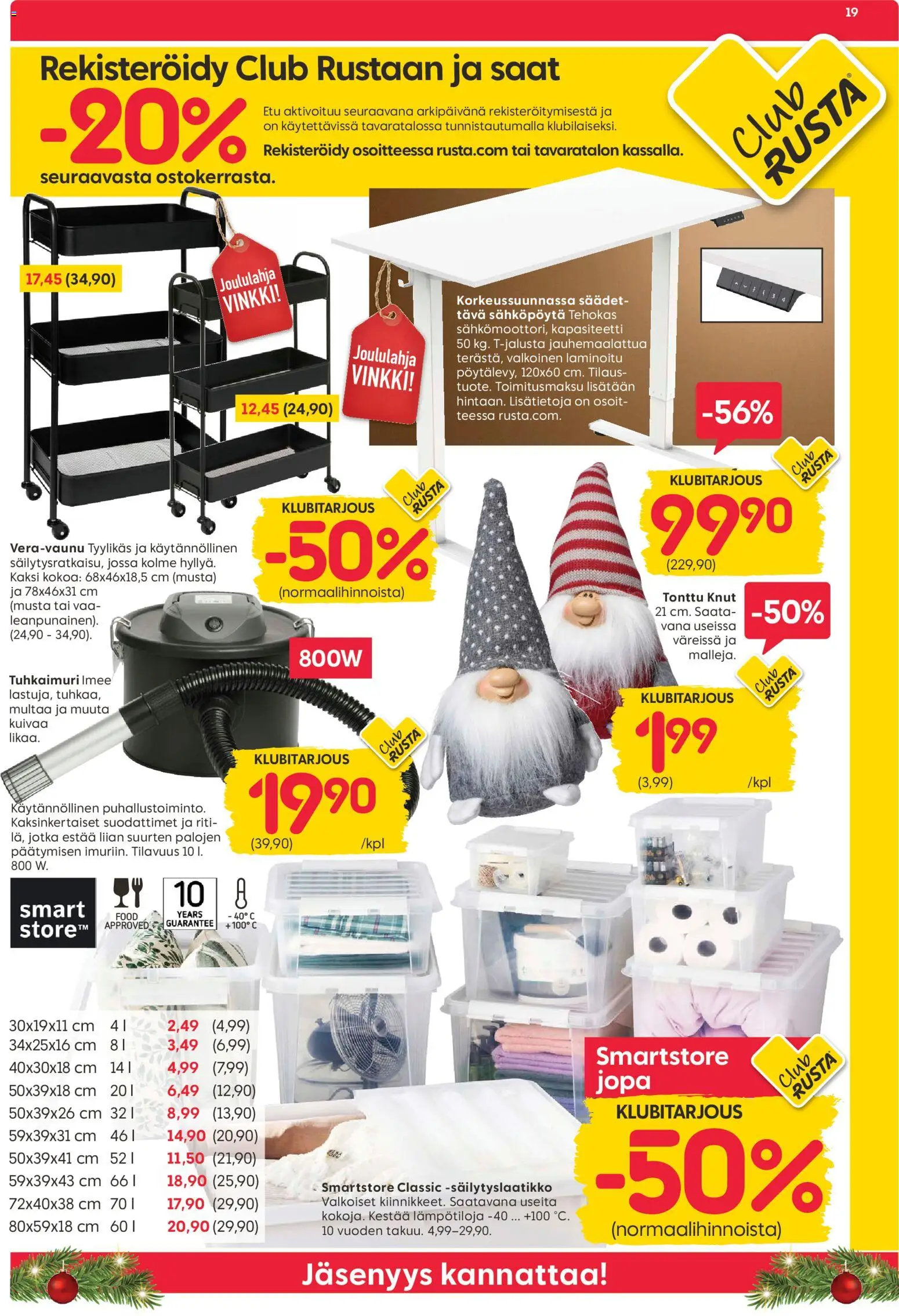 Rusta - Black Friday – voimassa 17.11.2025 alkaen | Sivu: 19