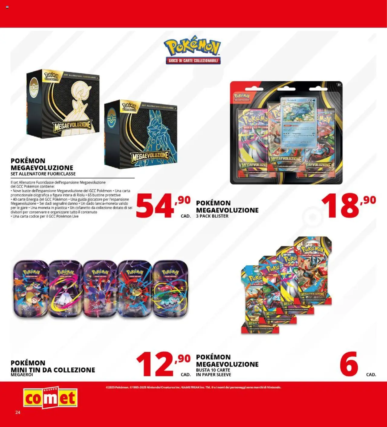 Volantino Comet del 09.10.2025 | Pagina: 24 | Prodotti: Giocatore, Gioco