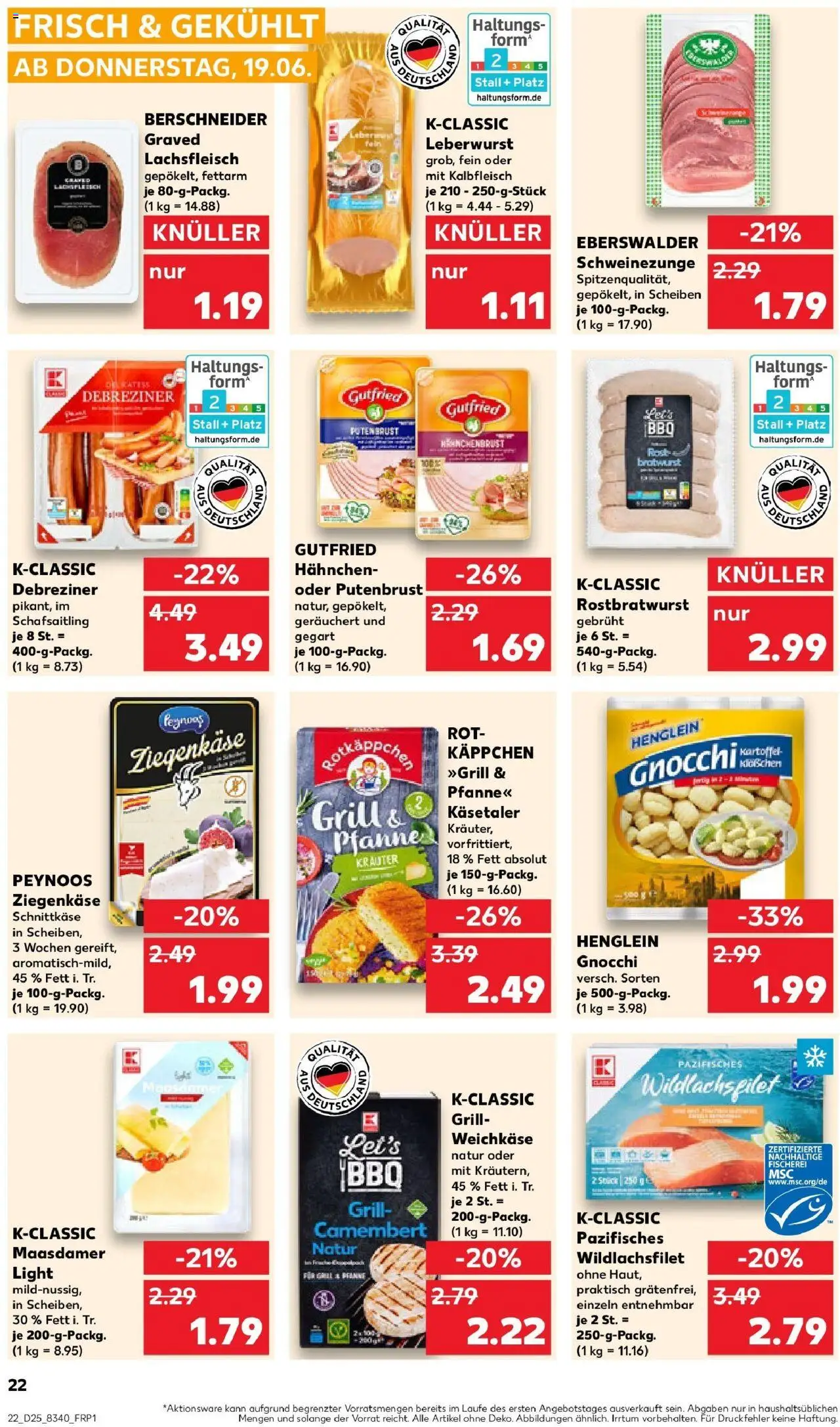 Kaufland prospekt Schwerin	 - gültig ab dem 22.06.2025 | Seite: 35 | Produkte: Grill, Hahnchen, Ziegenkäse, Rotkäppchen