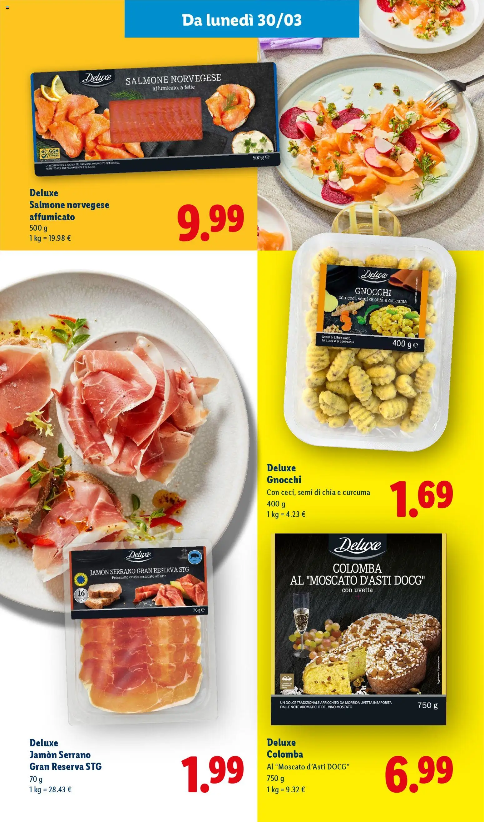 Volantino Lidl del 27.02.2026 | Pagina: 18 | Prodotti: Salmone affumicato, Prosciutto Crudo, Prosciutto, Vino