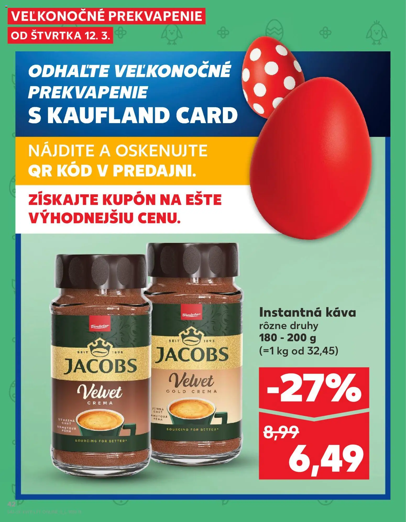 Kaufland SK akciós ujság - amely érvényes a következő dátumtól: 12.03.2026 | Oldal: 42