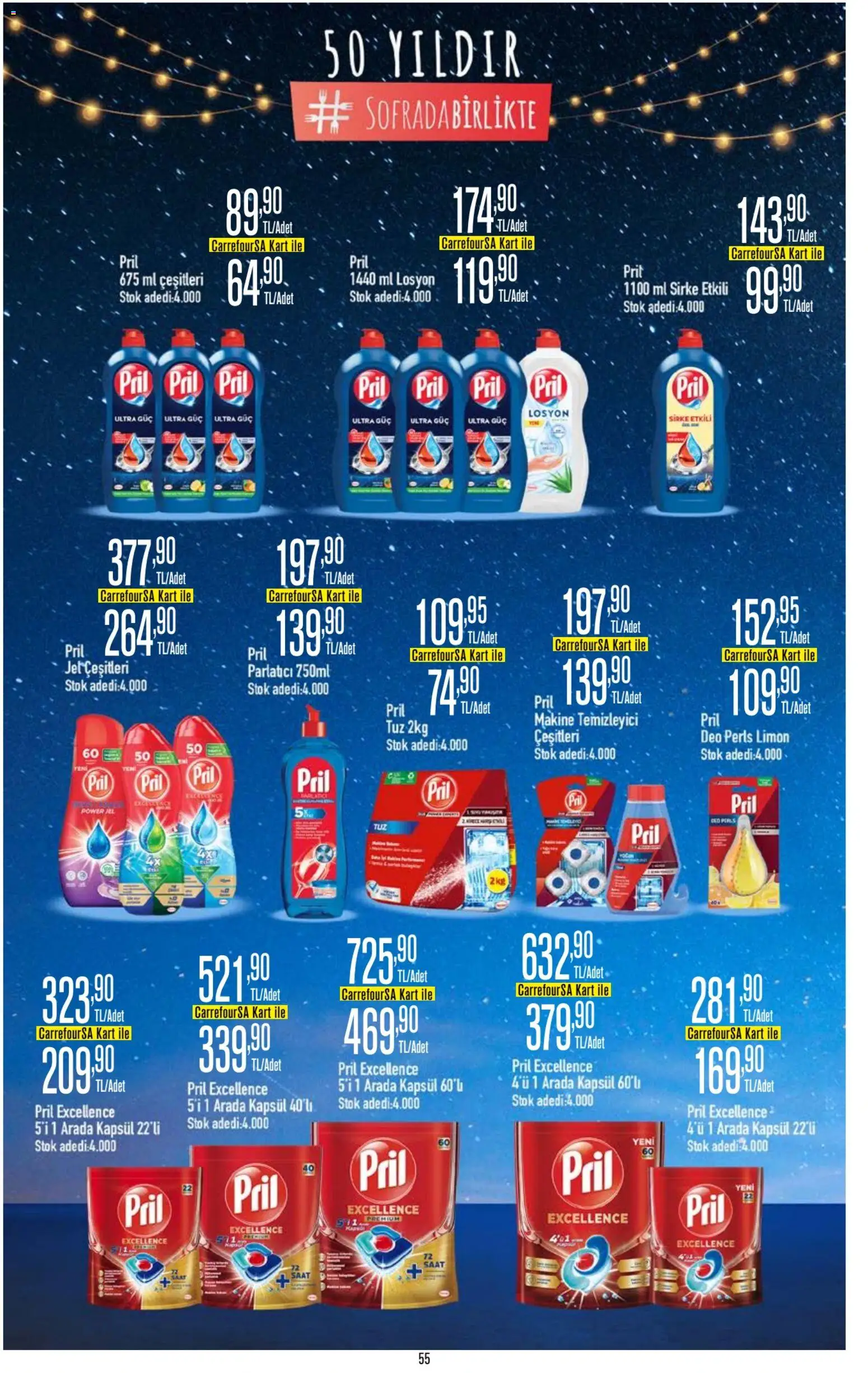 CarrefourSA Katalog - 09.03.2026 tarihinden itibaren geçerlidir | Sayfa: 55 | Ürünler: Sirke, Parlatıcı, Limon, Saat